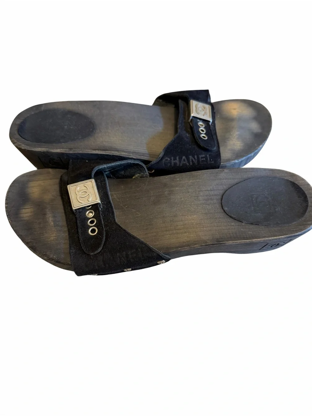CHANEL Vintage 2004 Slides Size 40